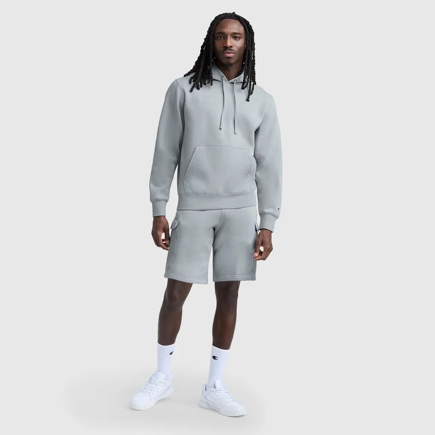 8" Fleece Cargo Short, C Logo