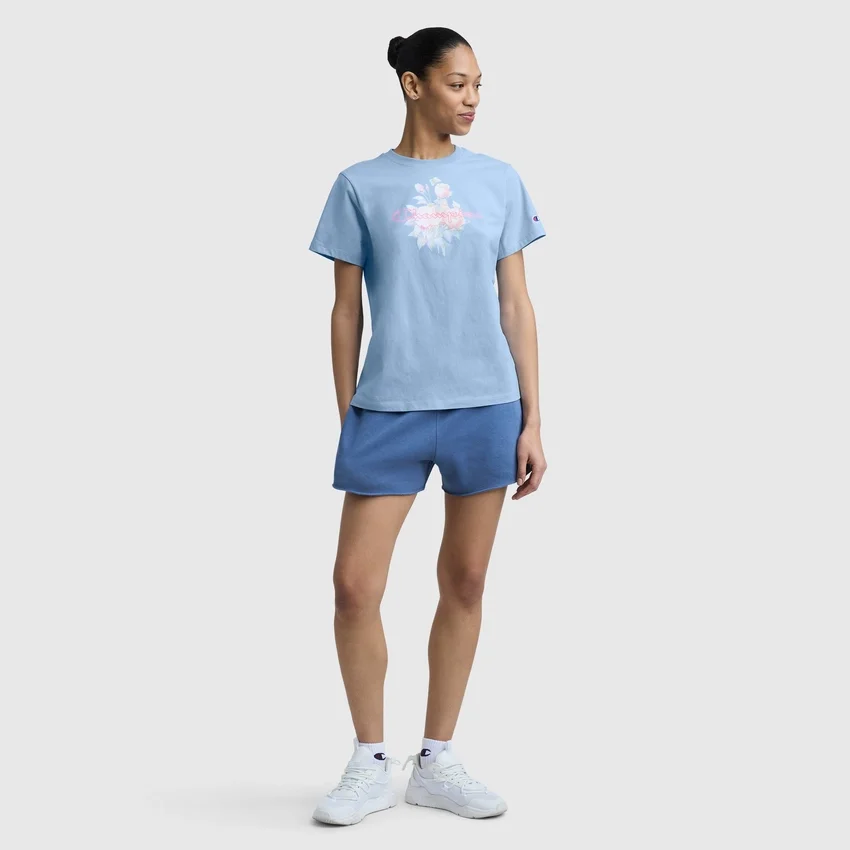 Blurred Roses Graphic T-Shirt, C Logo