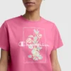 Painted Bouquet Graphic T-Shirt, C Logo