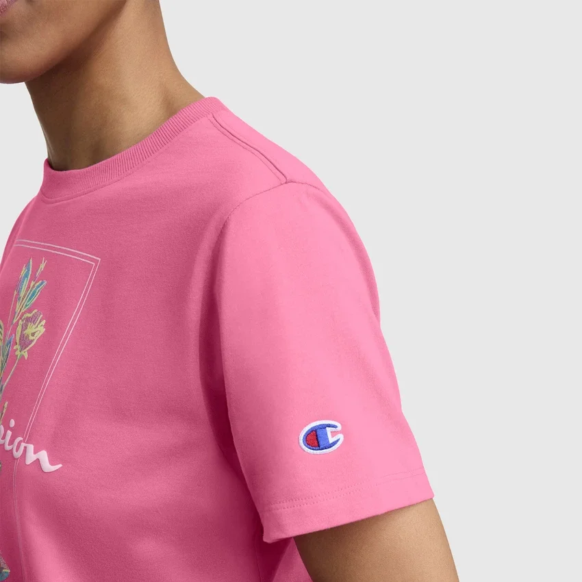 Painted Bouquet Graphic T-Shirt, C Logo