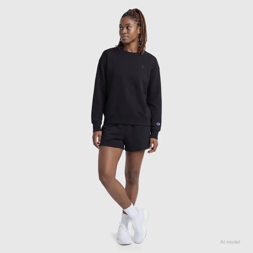 Powerblend Crewneck Sweatshirt, Small "C"