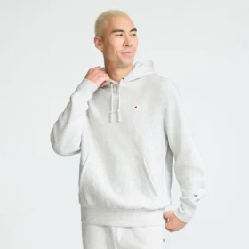 Reverse Weave Small C Hooded Sweatshirt