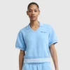 Tennis Court Polo, Embroidered Script Logo